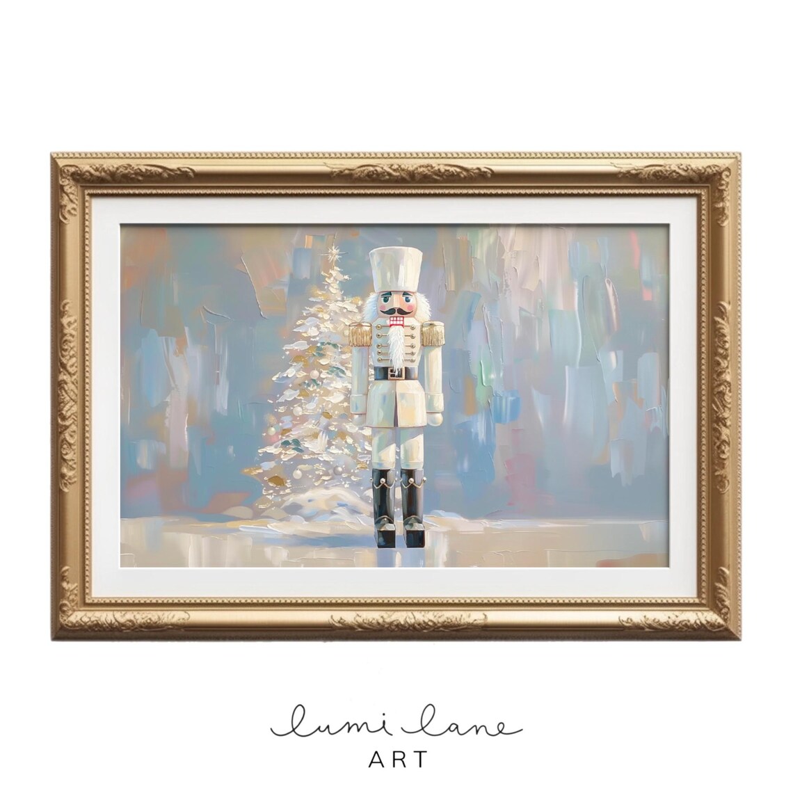 Nutcracker Christmas Soldier Wall Art Print