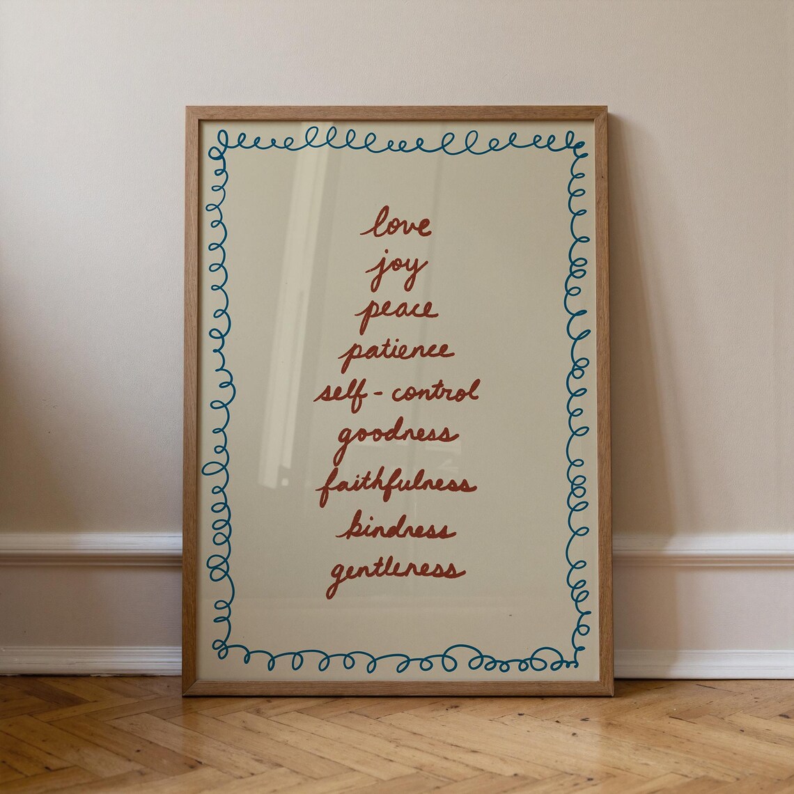 Fruits Of The Spirit Art Print, Christian Decor