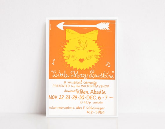 Miss Sunshine Vintage Poster Exhibition Poster Art Poster Cat Print