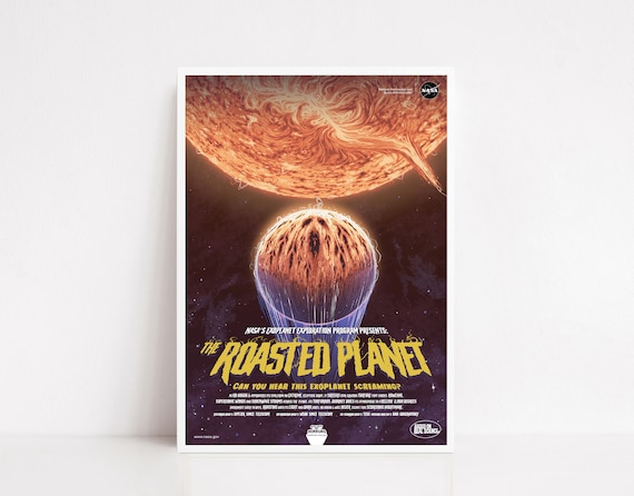 NASA The Roasted Planet HD 80606 b Hot Jupiter Exoplanet Poster