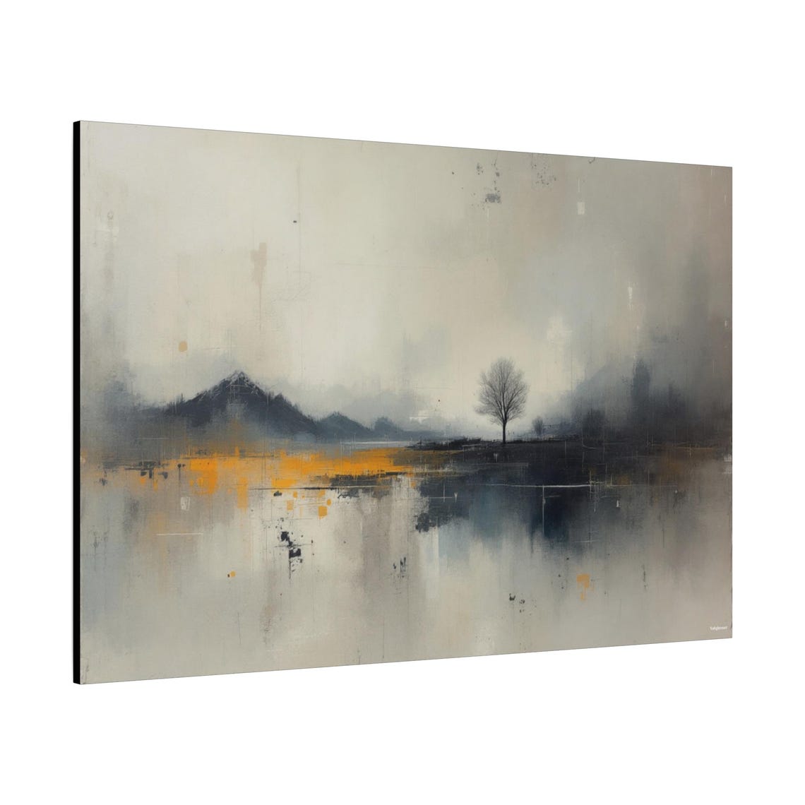 Echoes Of Solitude - Abstract Art Print - Image 2