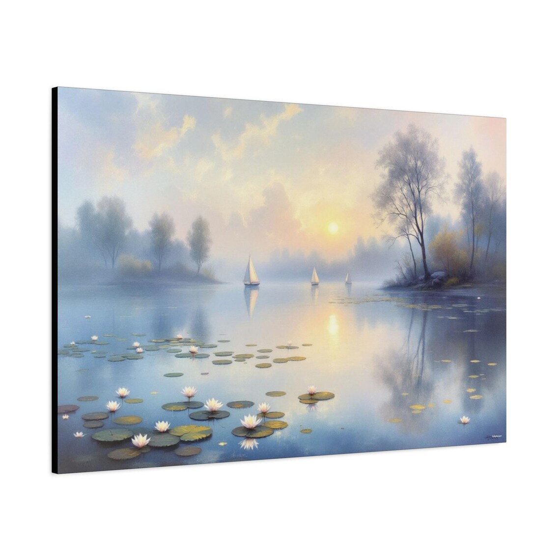 Enchanted Waterscape - Abstract Art Print - Image 2