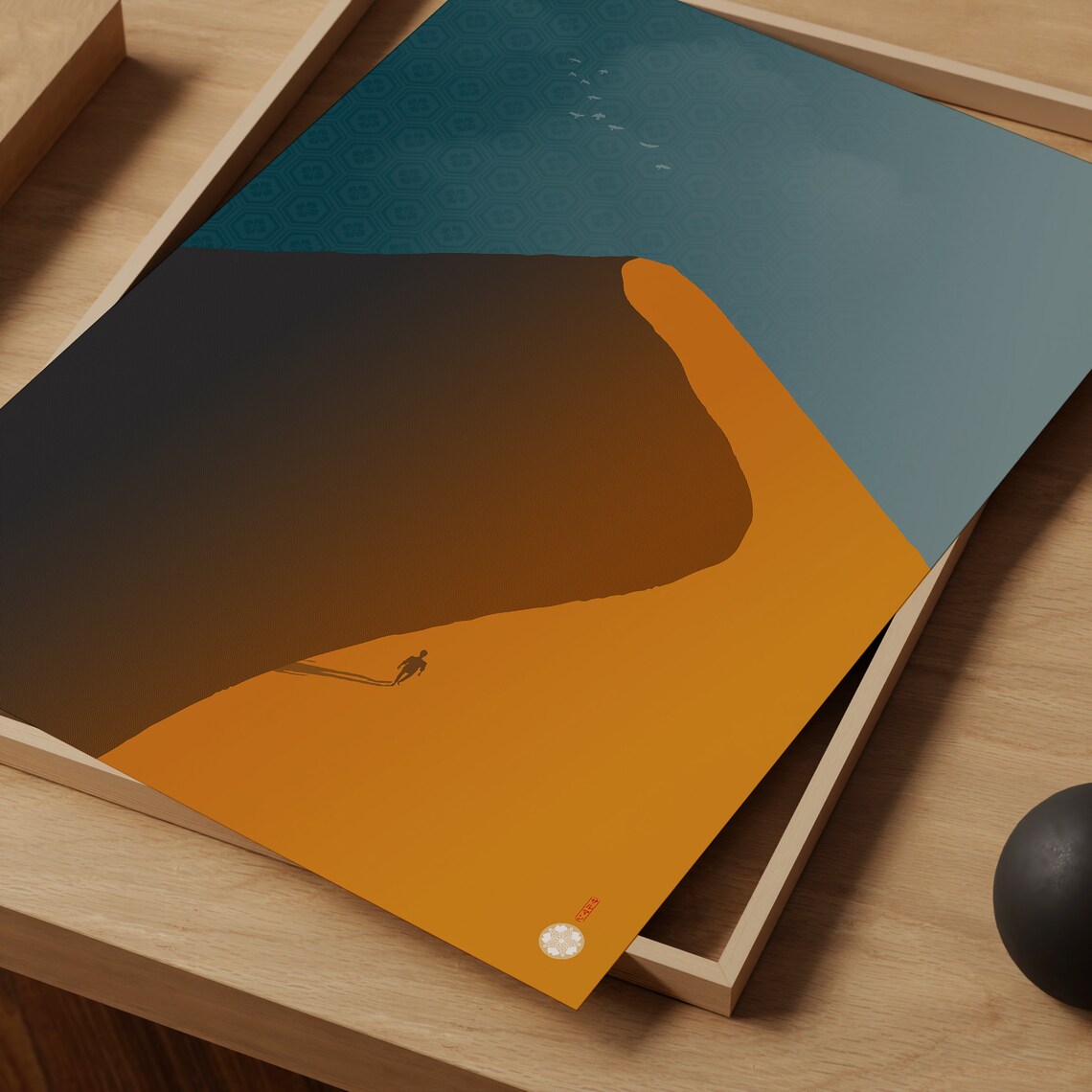 Dune Japanese Proverb Art Print, Motivational Poster - Image 2