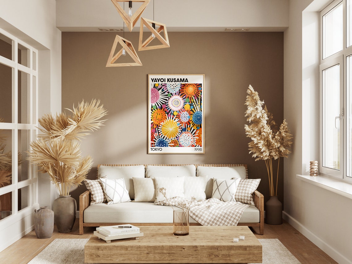 Yayoi Kusama Poster Tokyo Poster Japanese Art Large Wall Art Environmental Art Feminist Art Minimalism Poster Japanese Artist - Image 2