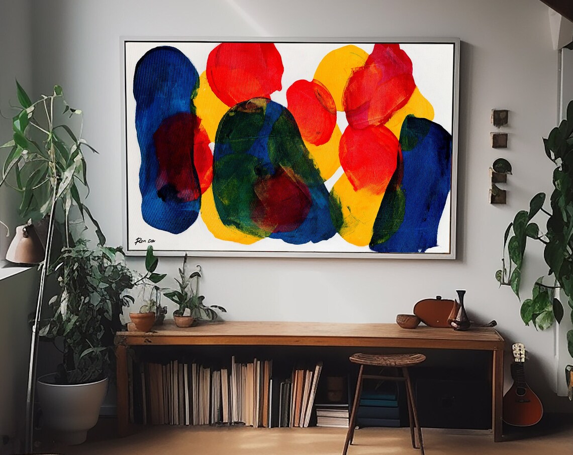 Abstract Art by Ron Deri, Modern Wall Art Print