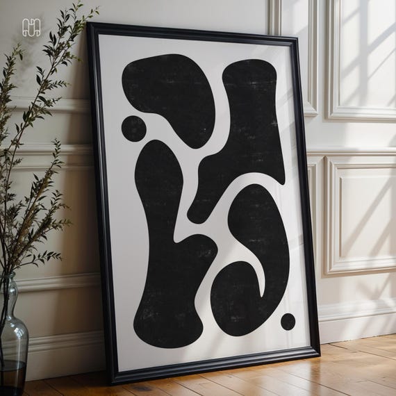 Bold Balance Minimal Wall Decor Art Poster