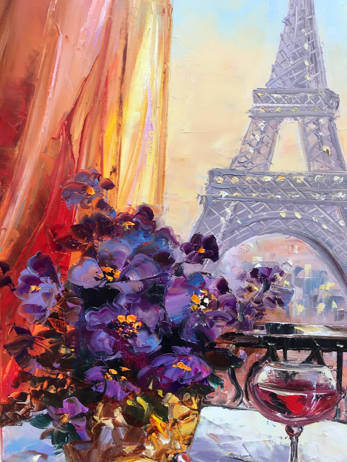 Paris Cafe, French Bistro Scene Travel Poster - Image 2