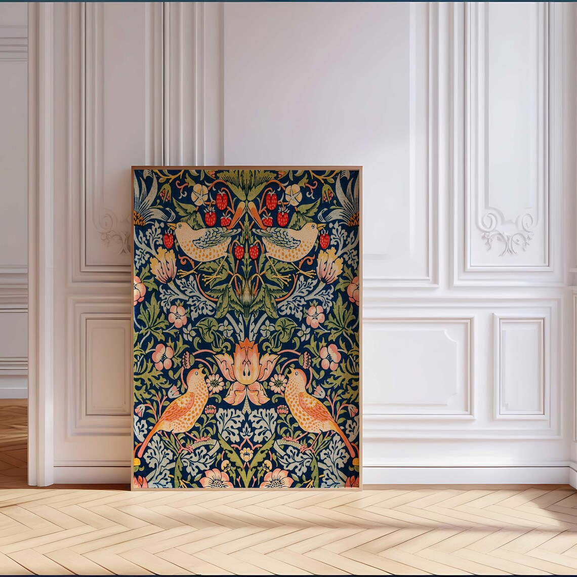 William Morris Art Print, Classic Botanical Pattern - Image 3