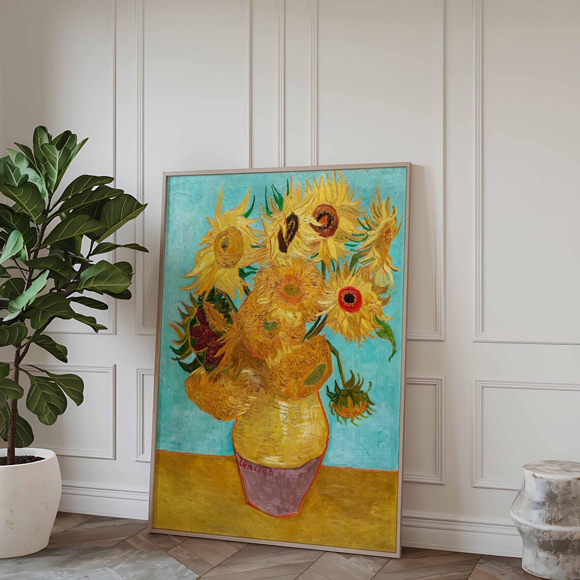 Van Gogh Floral Still Life, Vintage Botanical Poster - Image 5
