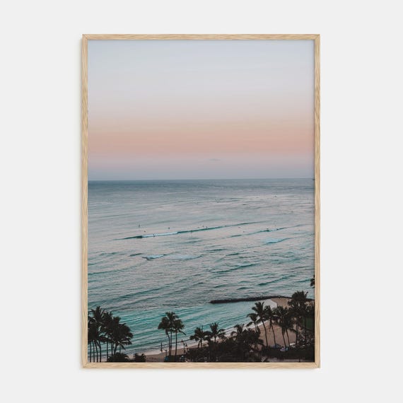 Calm Sunset Print Fine Art Color Photography Poster Wall Art For Home Decor Beautiful Nature Photography Relaxing Ambiance