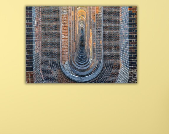 Landscape Wall Art Print Ouse Valley Viaduct Postercanvas Wall Art Balcombe Viaduct Print Art Masterpiece Wall Art Large Art