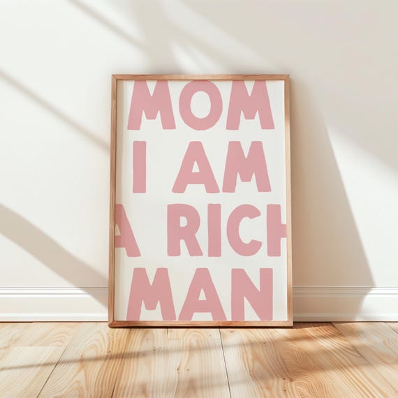 Home Office Wall Print Art Cute Decor Work Poster From