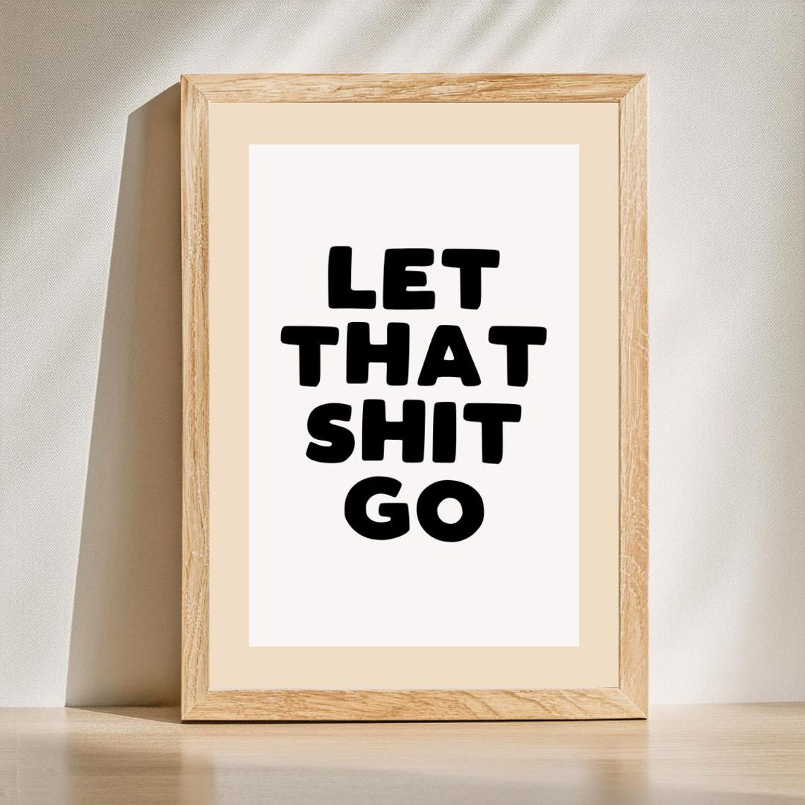 Yellow Bathroom Wall Print Art Decor Dorm Girly Funny