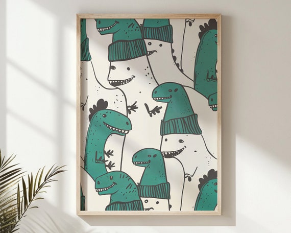 Nursery Wall Art Colorful Geometric Shapes Poster Kids Room Decor Playful Graphic Print Wall Art For Children Educational Decor Gift