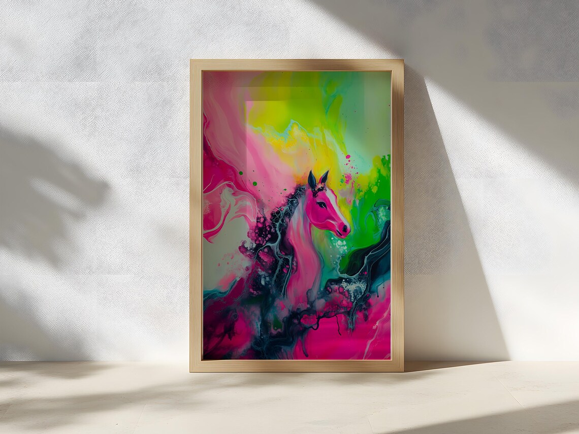 Matisse Inspired Abstract Painting, Surreal Nature Art - Image 2