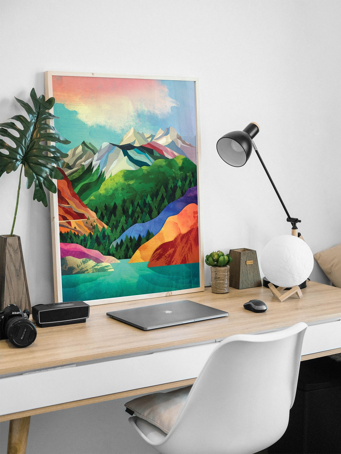 Mountain Landscape Wall Art Print - Image 2
