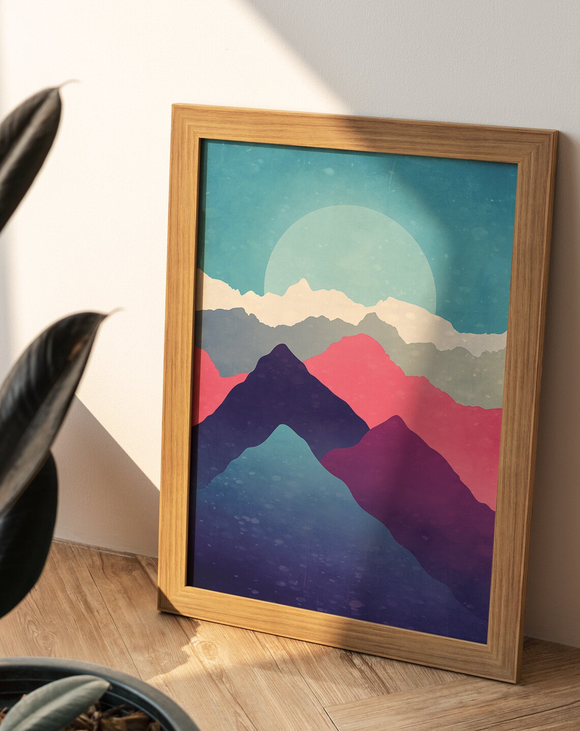Mountain Range Landscape Art Print - Image 4