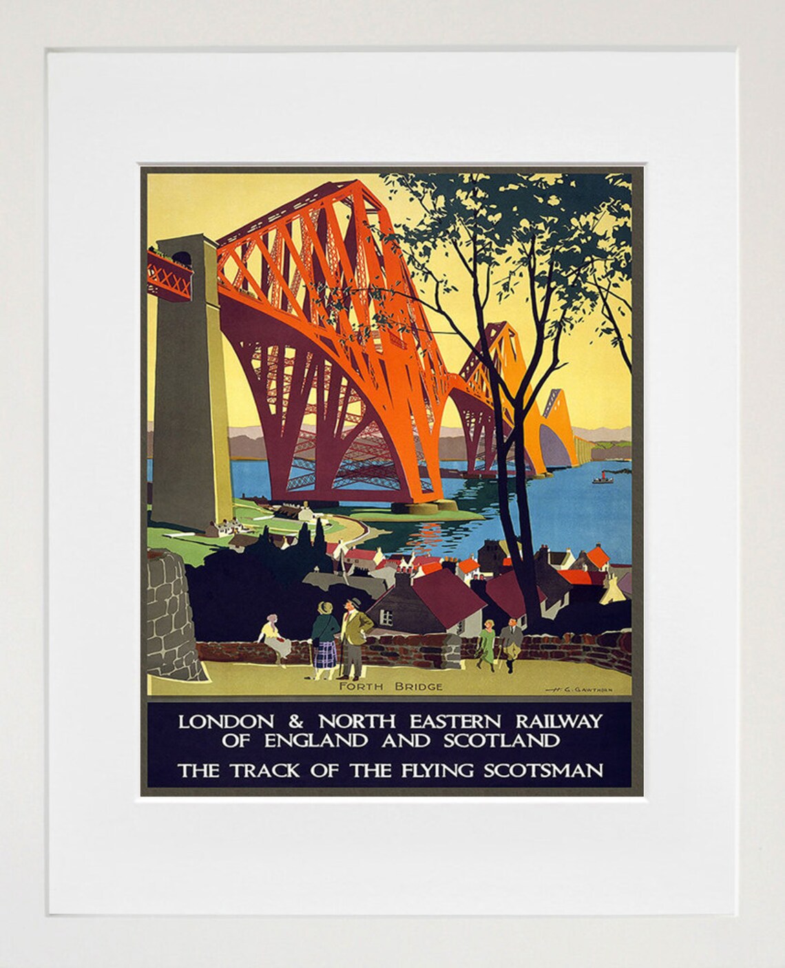 Scotland Vintage Travel Poster, Travel Poster