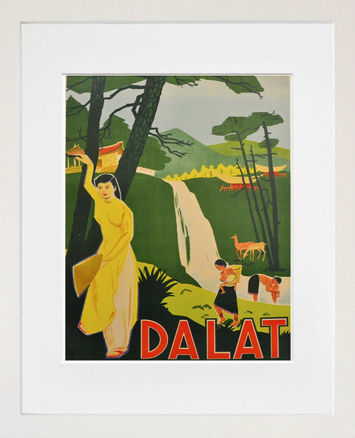 Vietnam Art Print, Asian Home Decor Poster