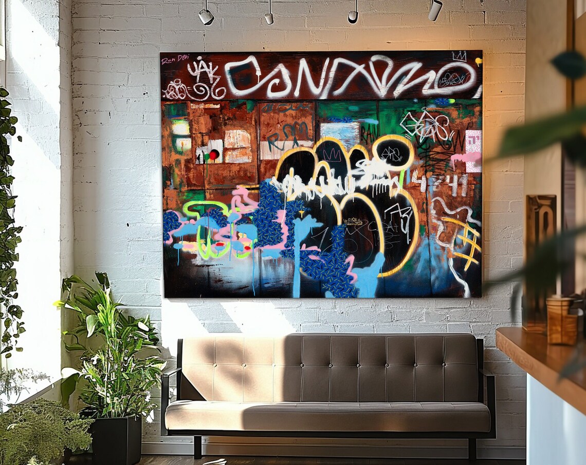 Ya by Ron Deri, Graffiti Abstract Art Print