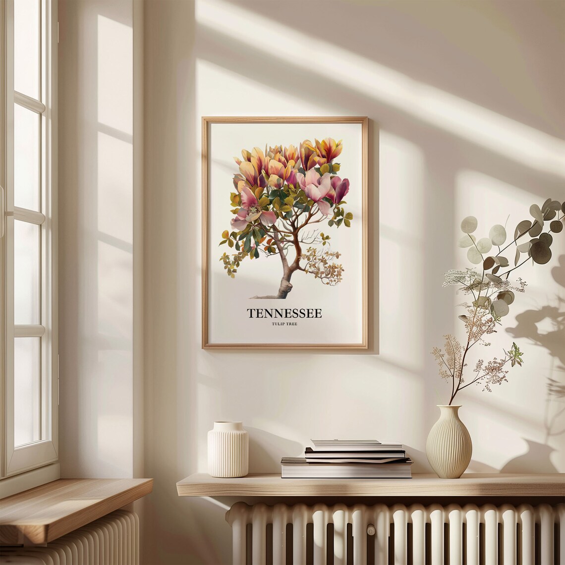 Tennessee Tulip Tree Art Print, Floral Botanical Decor - Image 3