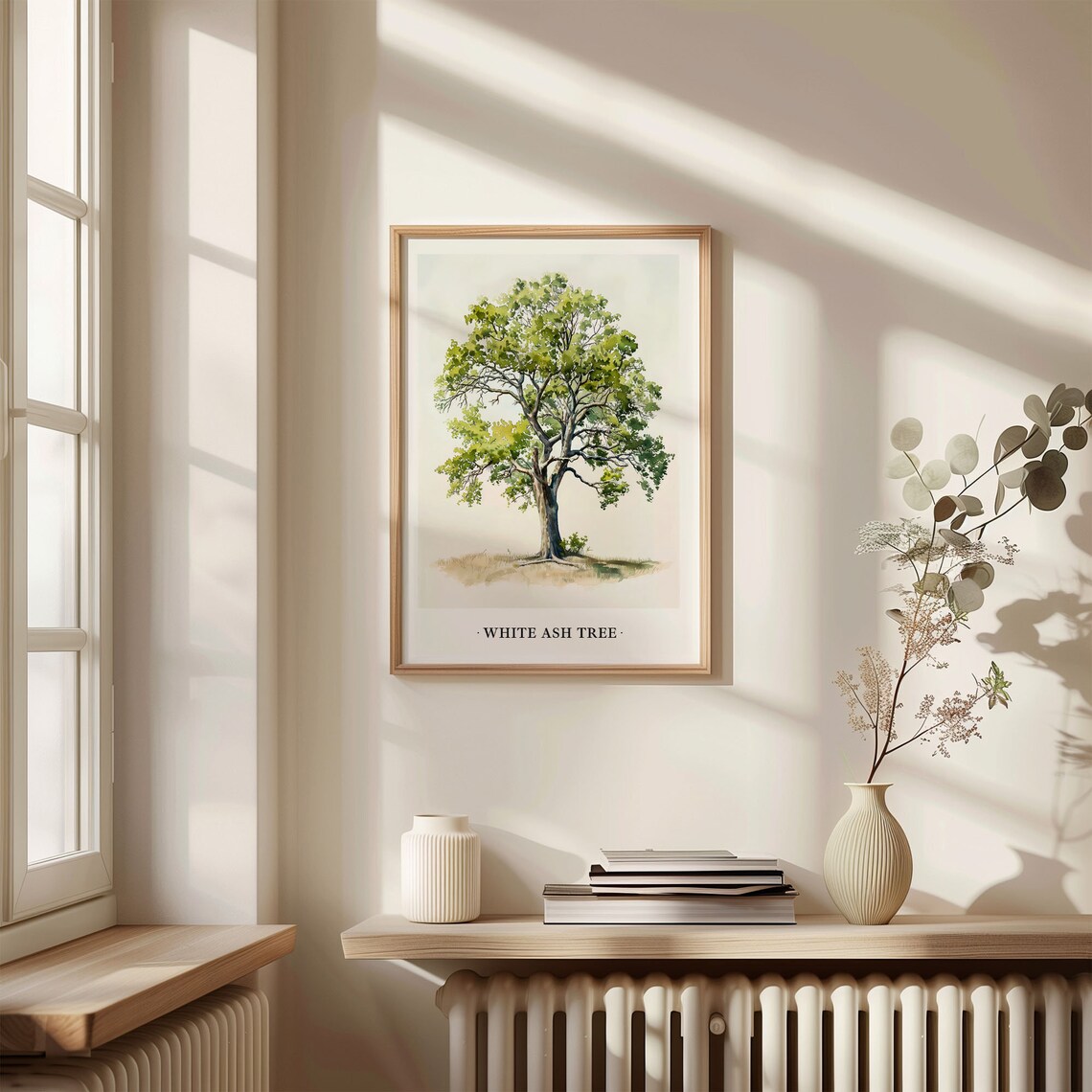 White Ash Tree Nature Poster, Botanical Decor - Image 3