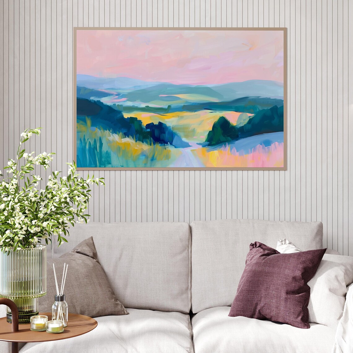 Colorful Landscape - Abstract Brush Strokes - Image 3