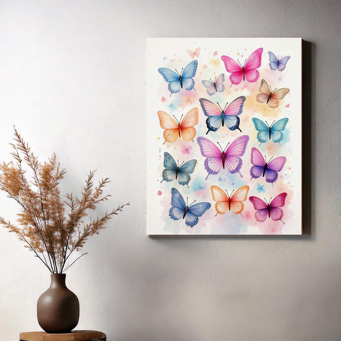 Butterfly Print Pastel Butterfly Whimsical Art Colorful Butterfly Art Boho Butterfly Decor Butterfly Wall Art Nursery Art 99 - Image 3