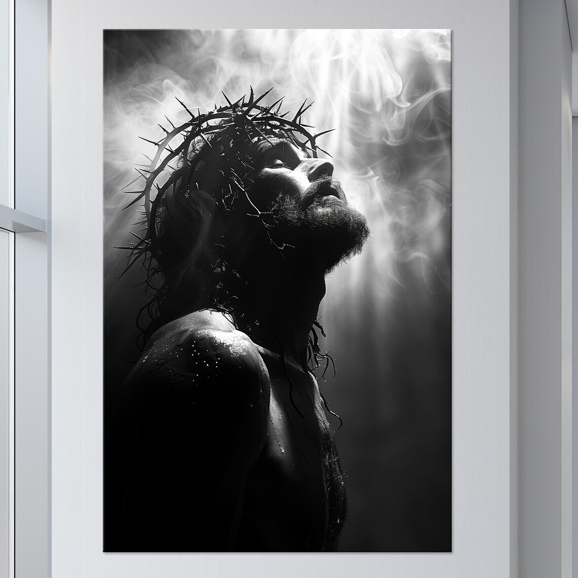 Jesus Christ Portrait, Christian Wall Art Print