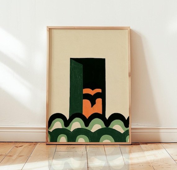 Abstract Doorway, Modern Minimalist Poster