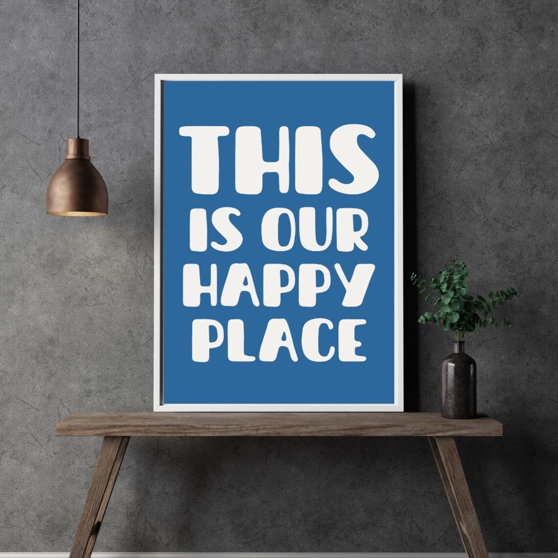 This Is Our Happy Place Quote, Motivational Poster - Image 3