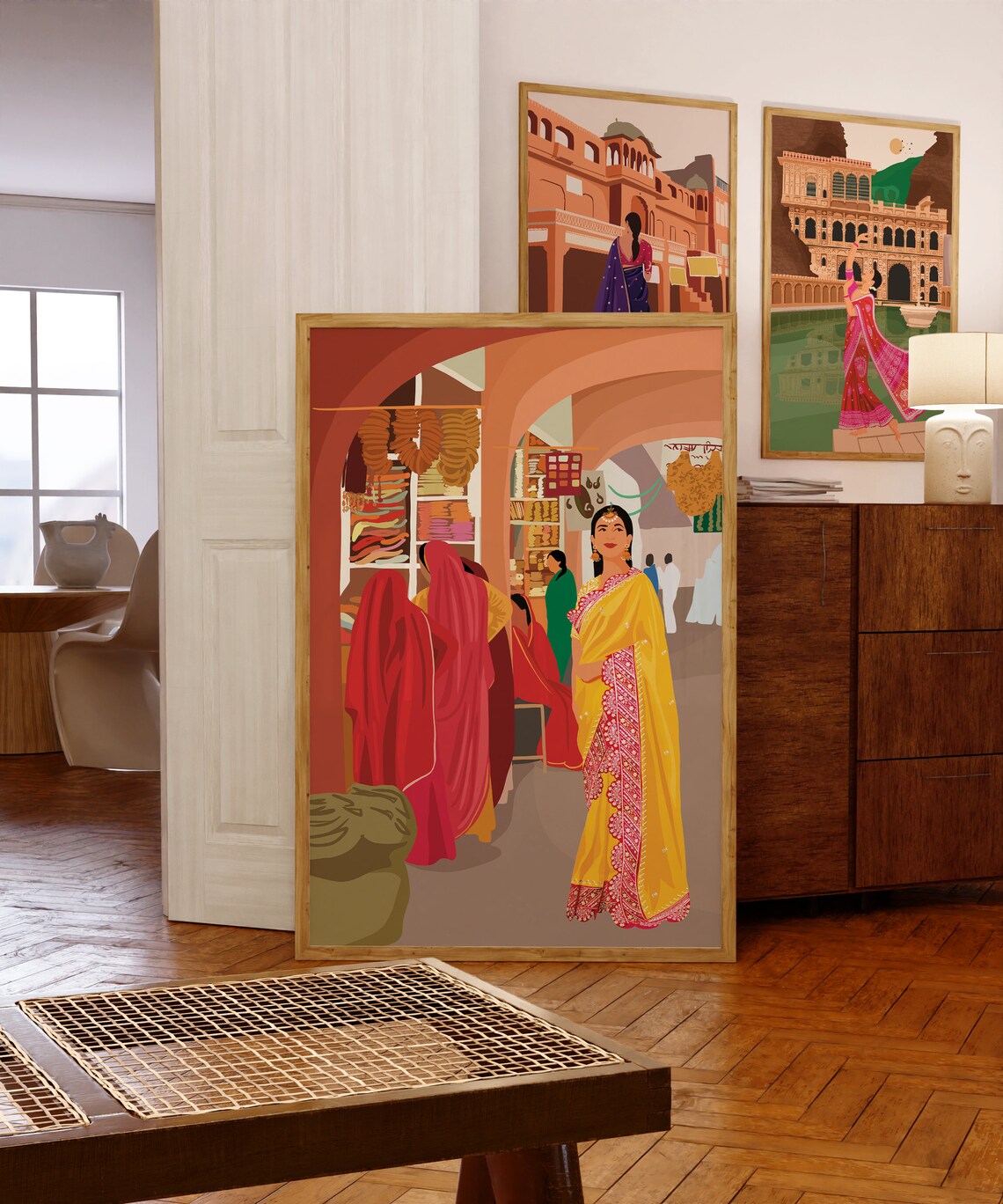 Galtaji Temple Art, Indian Woman In Jaipur - Image 2