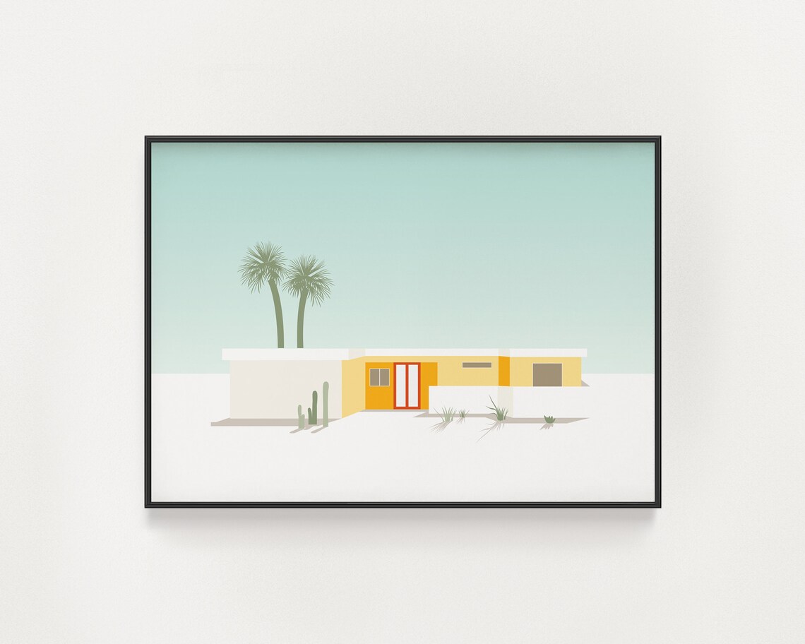 Palm Springs Mid-Century Modern House Print