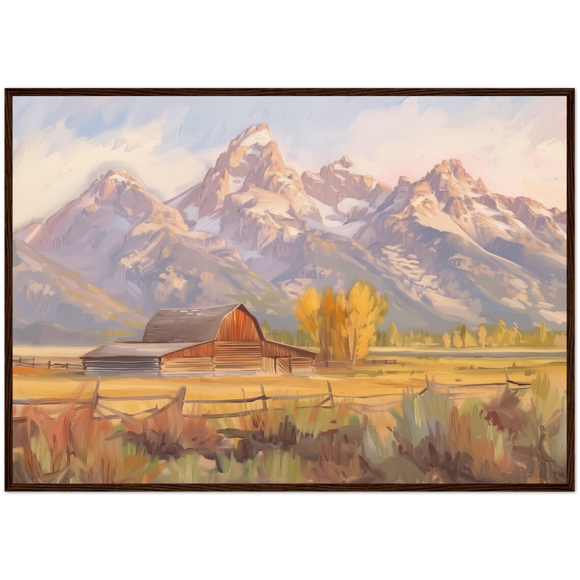 Grand Teton National Park Western Decor Art Print