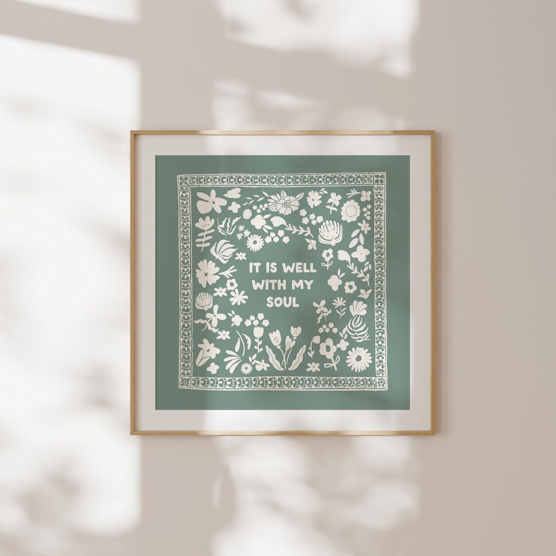 It Is Well Christian Illustration Art Print - Image 4