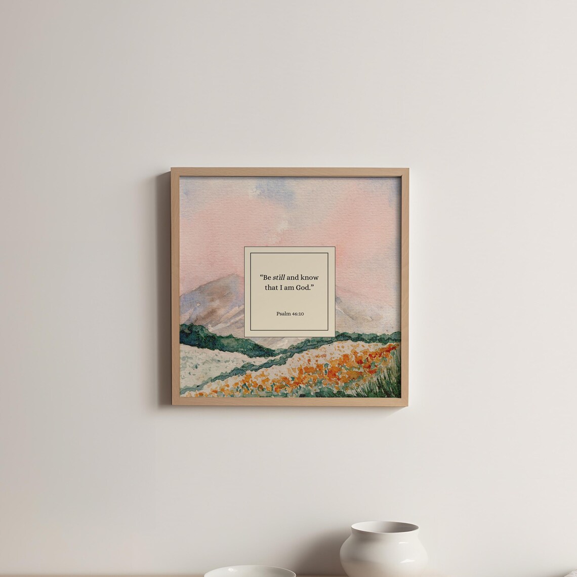Be Still And Know That I Am God Scripture Art - Image 5