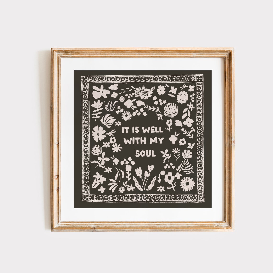 It Is Well With My Soul Kitchen Poster