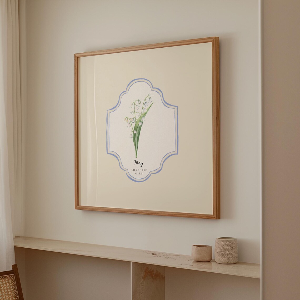 May Birth Month Flower Personalized Gift Print - Image 2