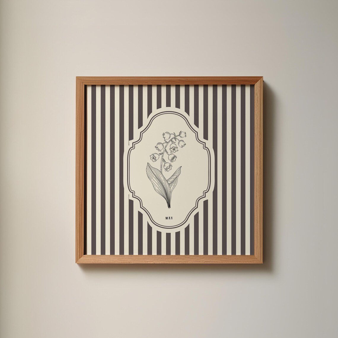 May Birth Month Flower, Personalized Gift Print - Image 3