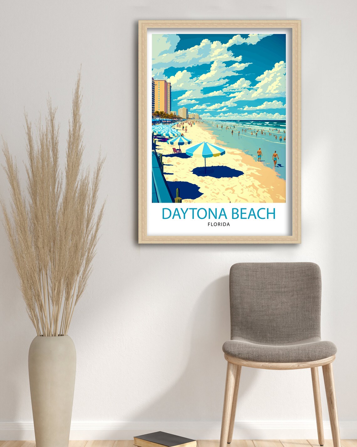 Daytona Beach Travel Print, Florida Poster Art - Image 3