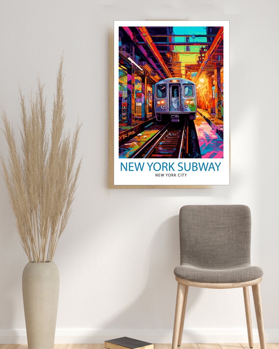 New York Subway Travel Poster, Urban Map Print - Image 3