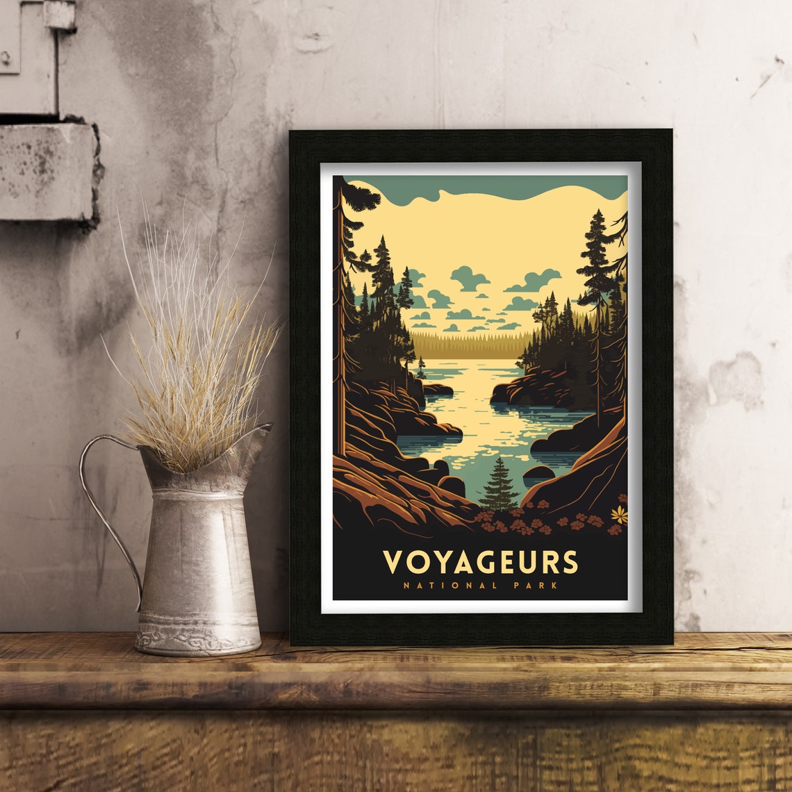 Voyageurs National Park Travel Poster - Image 3
