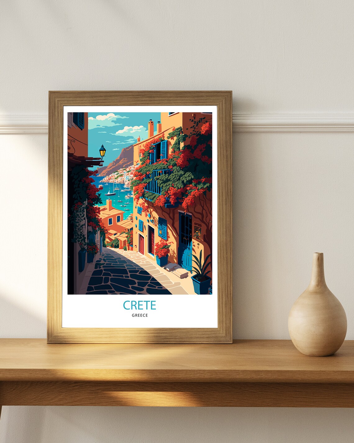 Crete Travel Poster, Greece Island Wall Art - Image 2