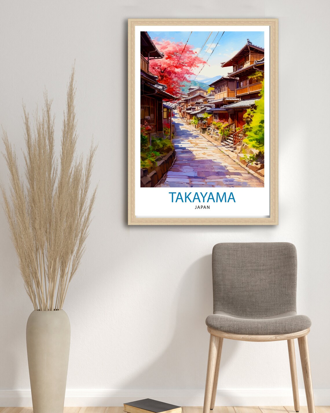 Takayama Japan Travel Poster, Asia Wall Decor - Image 3