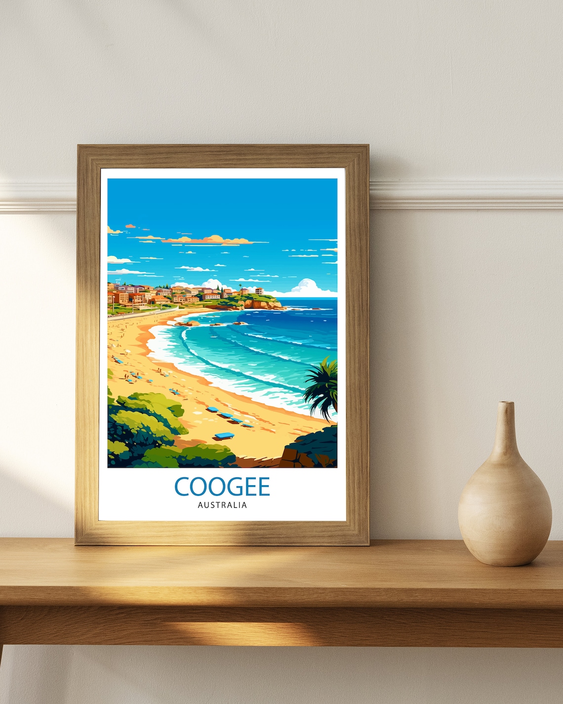 Coogee Australia Travel Poster, Coastal Wall Decor - Image 2