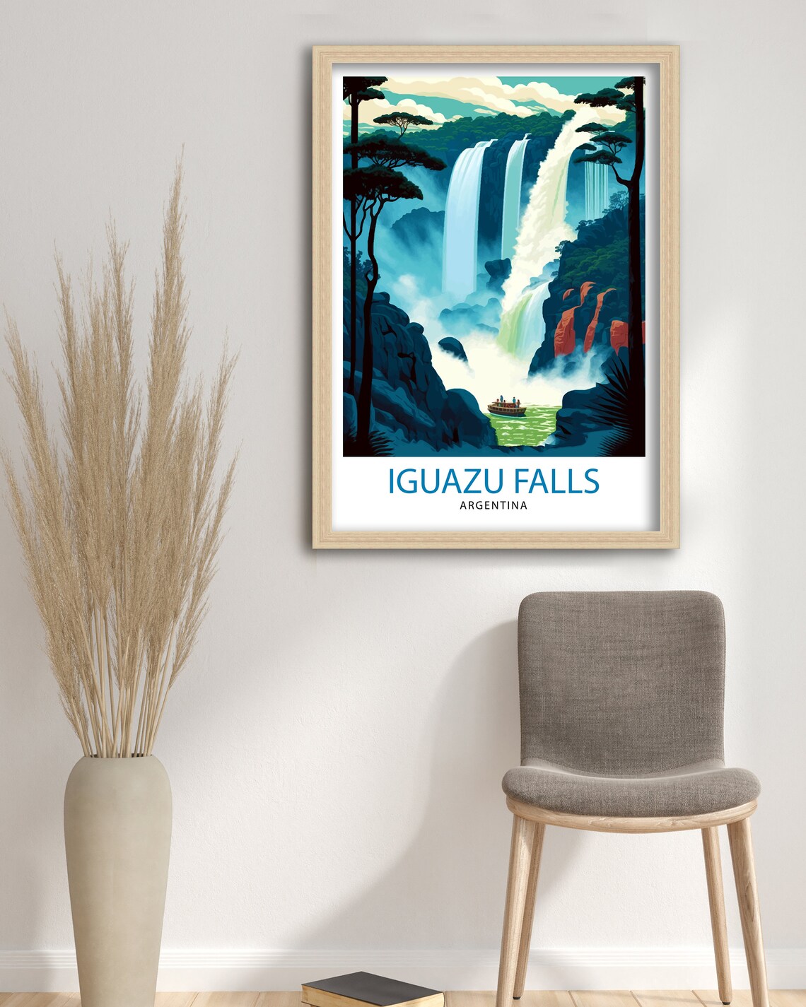 Iguazu Falls Argentina Travel Poster, Wall Decor - Image 3