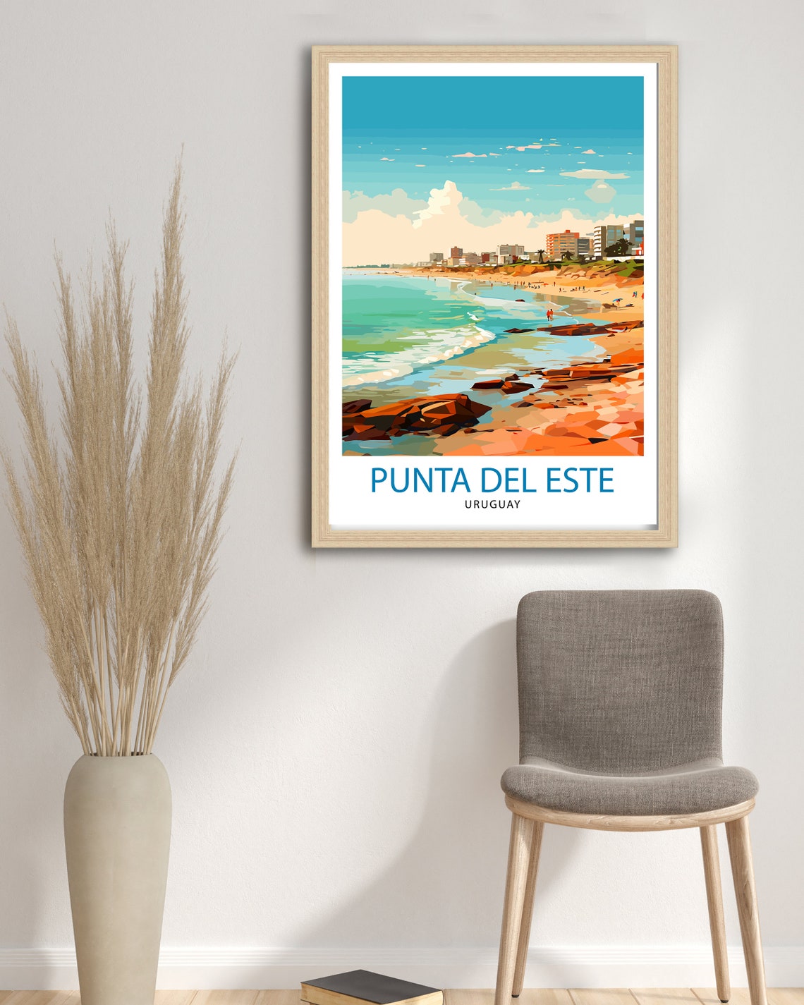 Punta Del Este Travel Print Punta Del Este Wall Decor Punta Del Este Poster Uruguay Travel Prints Punta Del Este Art Print Punta Del Este - Image 3