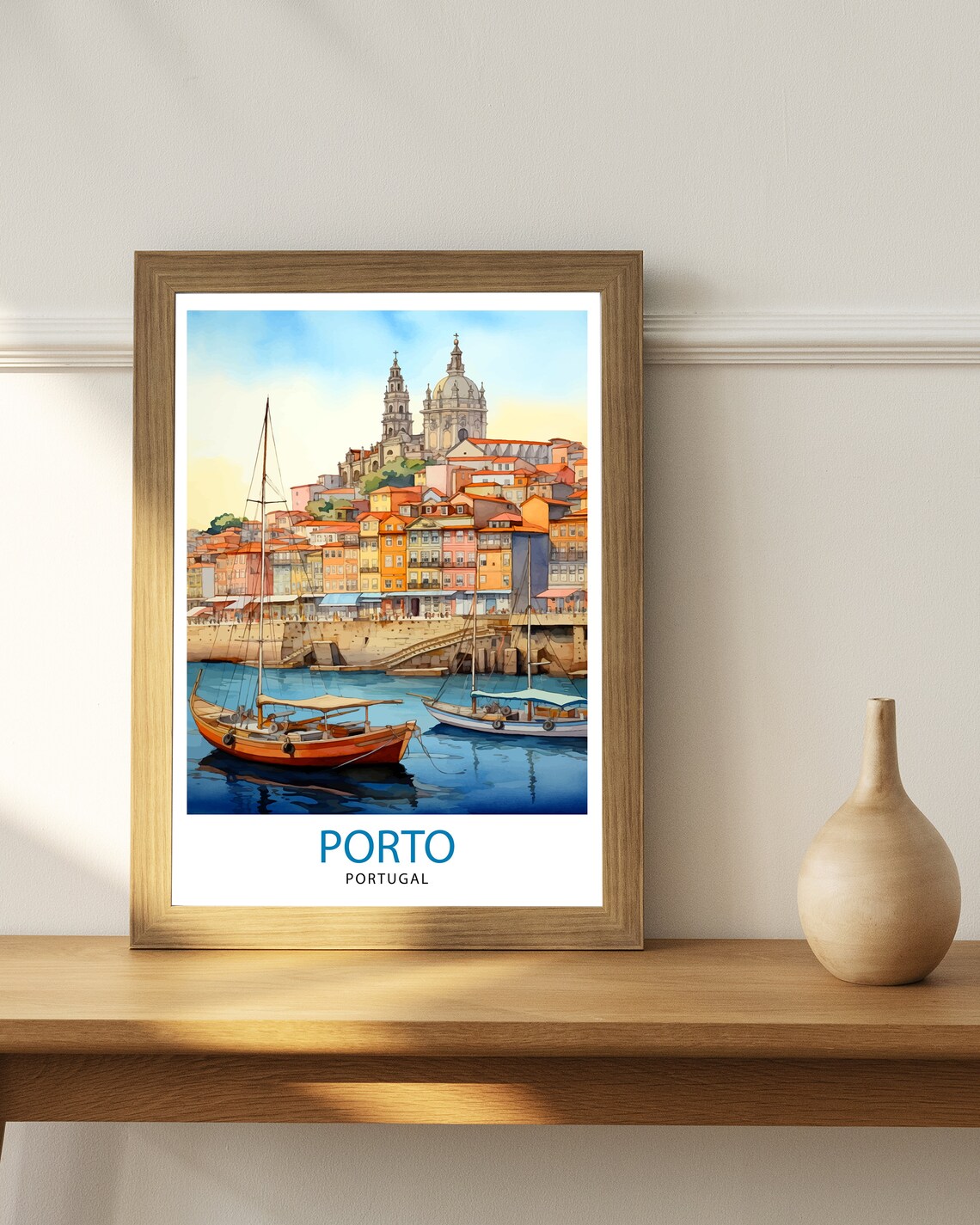 Porto Portugal Travel Poster, Travel Wall Decor - Image 2