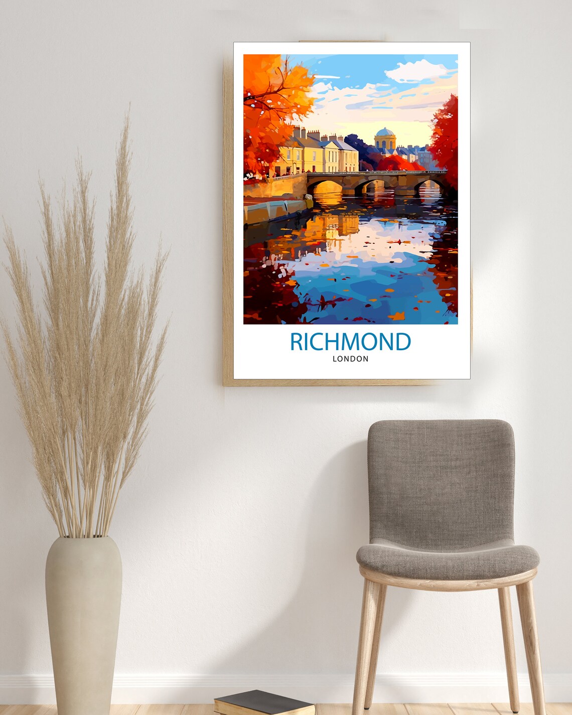 Richmond London Travel Print, Richmond Poster - Image 3