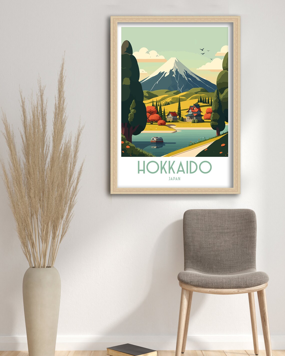 Hokkaido Travel Poster, Japan Wall Decor - Image 3